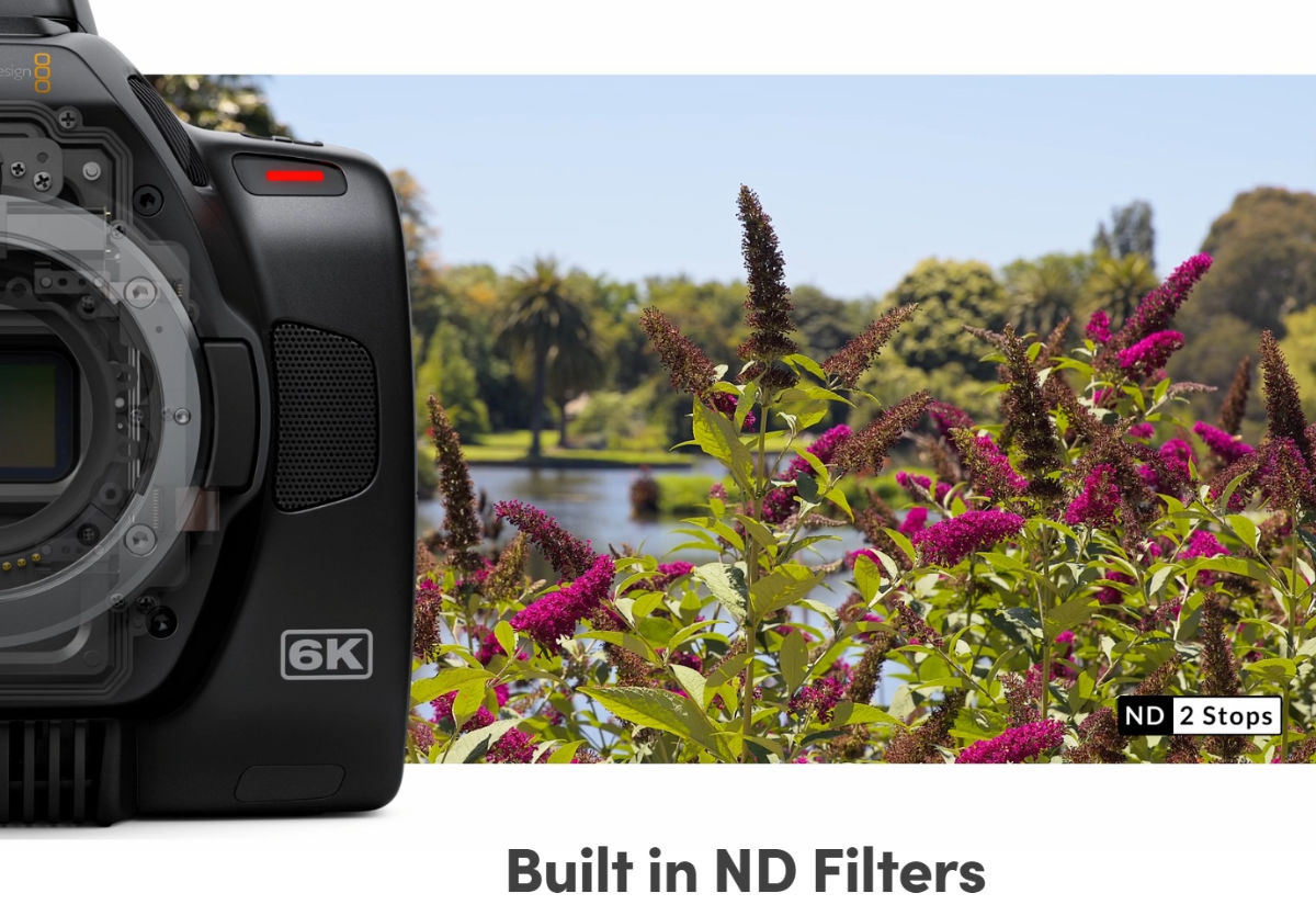 Built in ND Filters