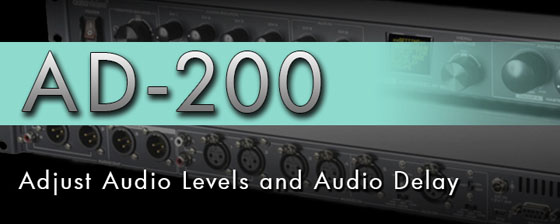 Datavideo AD-200, šesťkanálový zvukový mixér a oneskorovacia jednotka