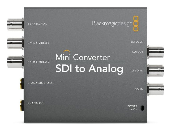 Mini Converter SDI to Analog – Komponentné, S-Video aj kompozitné