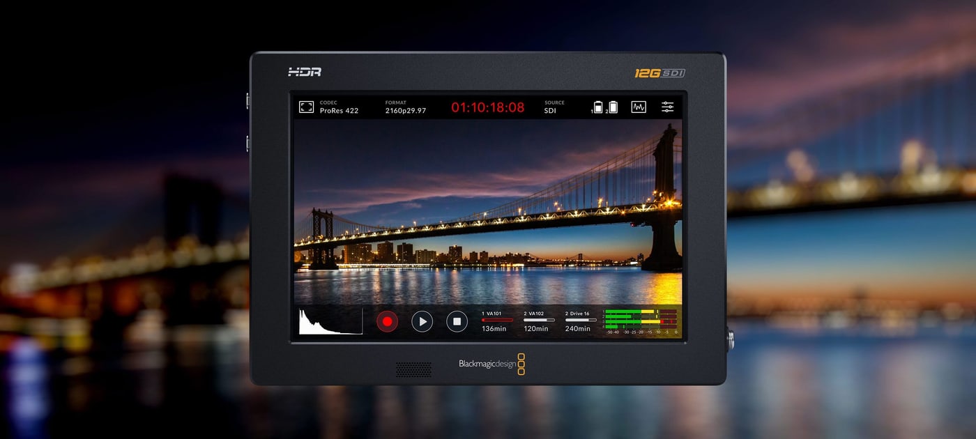 Video Assist 7″ 12G HDR – Superjasný HDR displej so širokým farebným gamutom