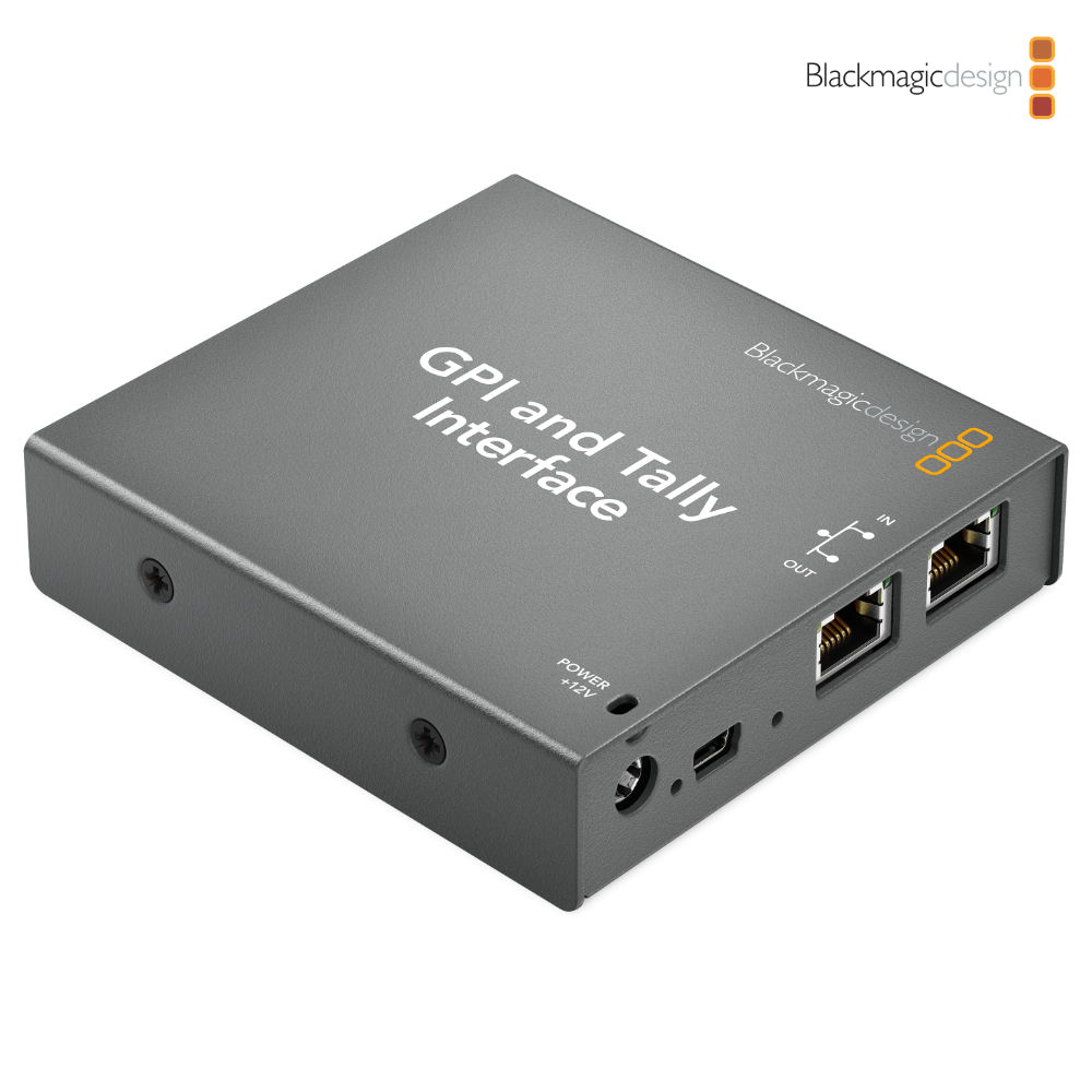 Blackmagic Design GPI and Tally Interface