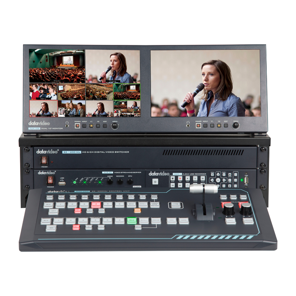 Datavideo GO 1200 Studio prenosná 6-kanálová HD produkčná réžia