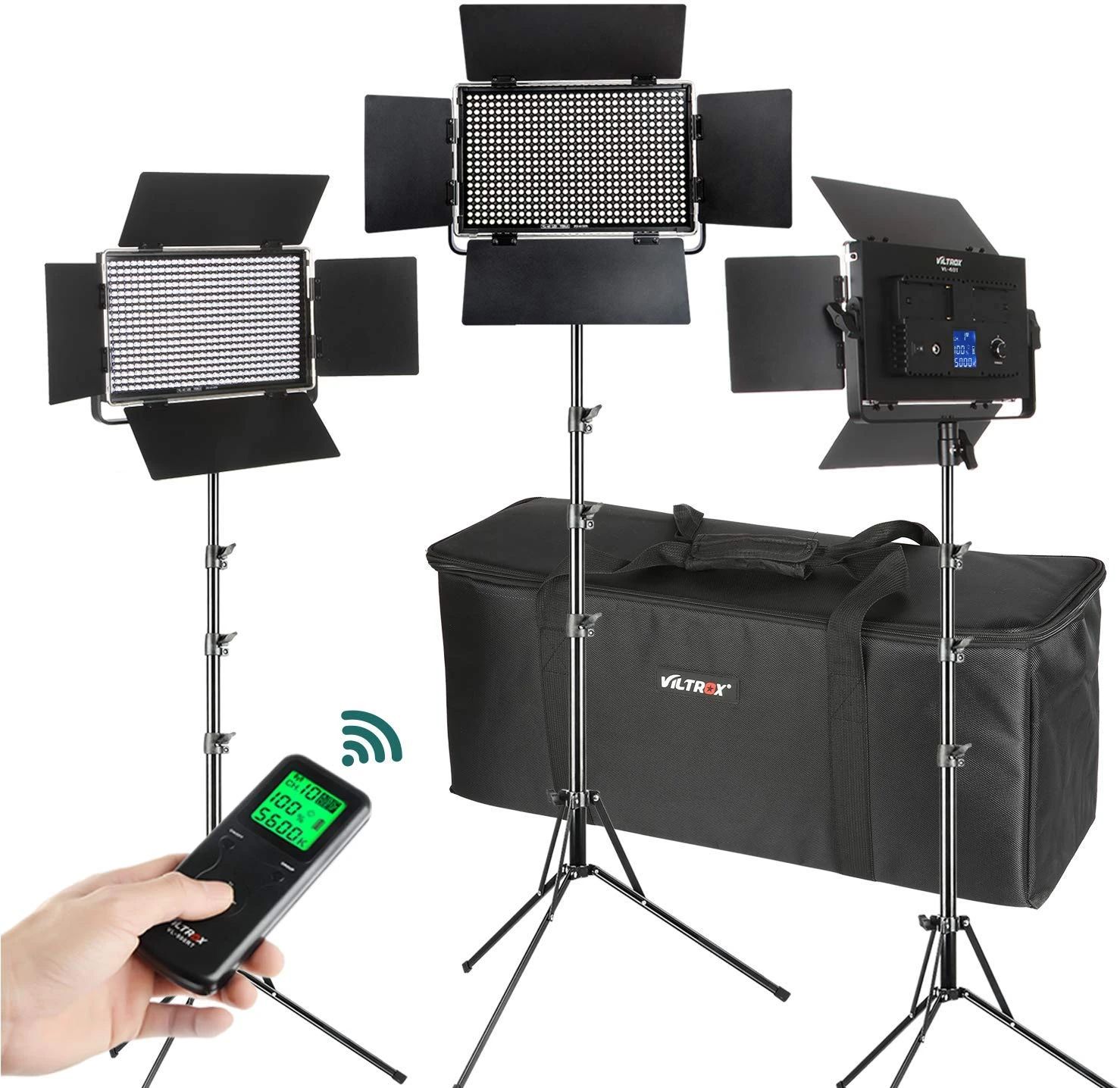Súprava troch LED panelov Viltrox VL-40T