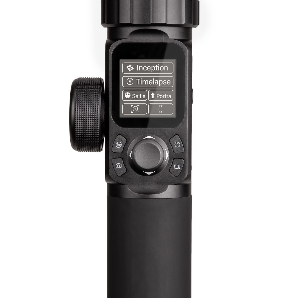 Režimy snímania na dotykovom LCD displeji Manfrotto MVG460