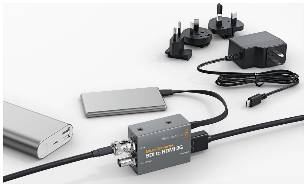 Micro Converter SDI to HDMI 3G – Napájací zdroj v balení