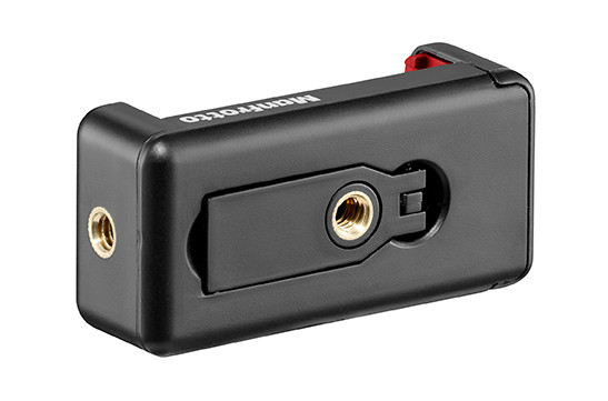 Zadná strana Manfrotto MCLAMP s dvoma závitmi 1/4 palca