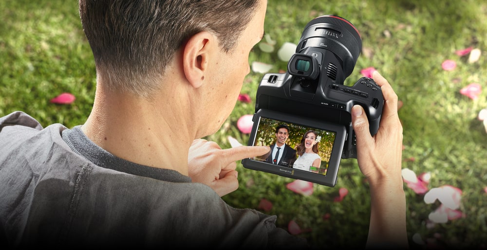Blackmagic Pocket Cinema Camera Pro EVF – Senzor priblíženia a stavové informácie