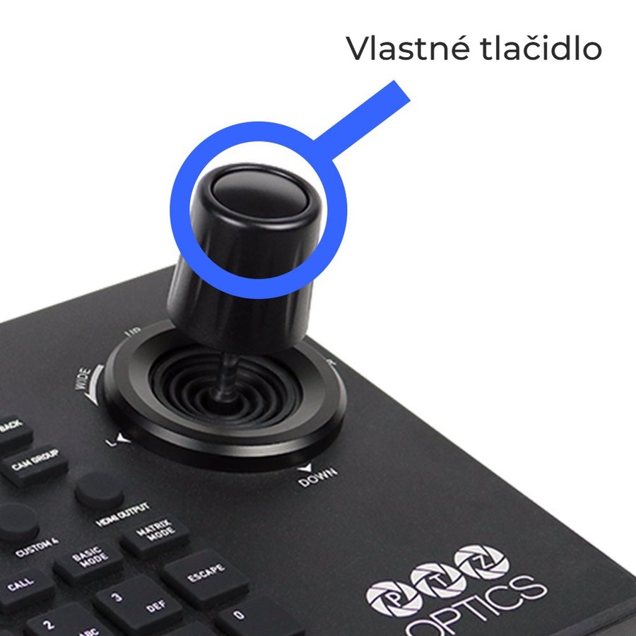 Vlastné tlačidlo na joysticku