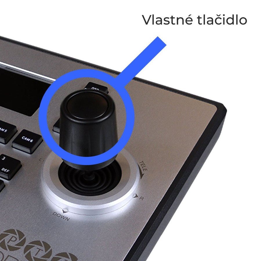 Vlastné tlačidlo na joysticku