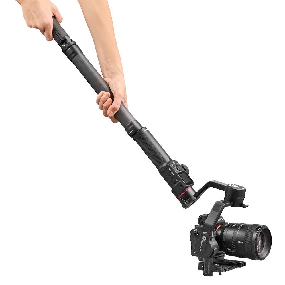 Manfrotto MVGEXT pri nízkom zábere