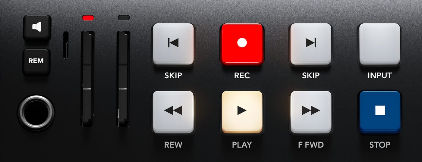 HyperDeck Studio HD Plus – Ovládanie ako pri vysielacích magnetoskopoch