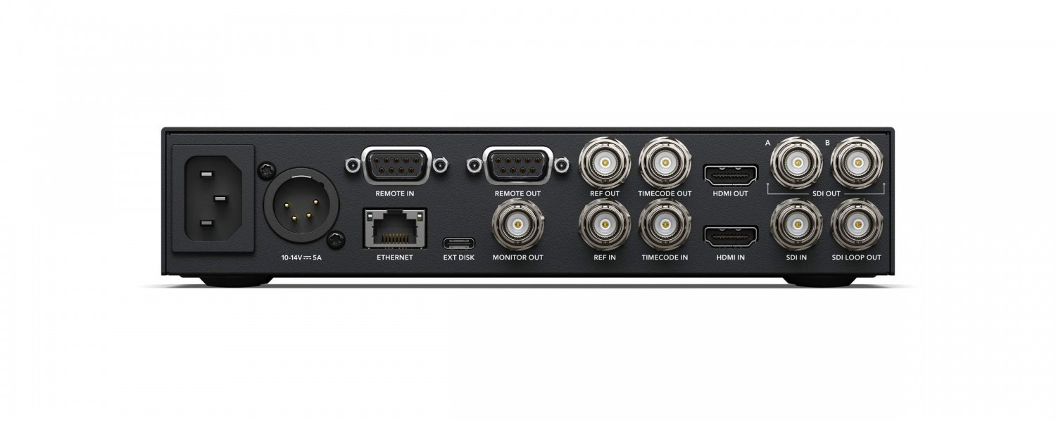Zadní panel HyperDeck Studio HD Plus