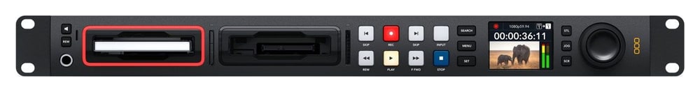 HyperDeck Studio HD Pro – Kovové vyhľadávacie koliesko so spojkou