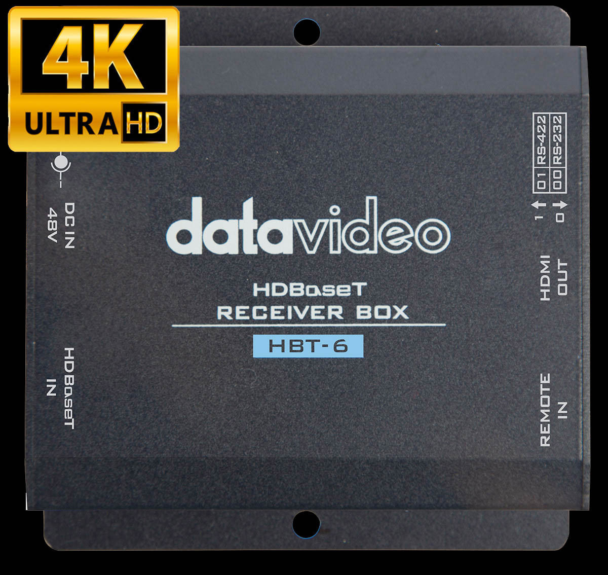 Prijímač HBT-6 podporuje rozlíšenie 4K Ultra HD