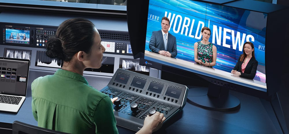 Blackmagic URSA Broadcast G2 – Štúdiová kamera riadená prepínačom ATEM