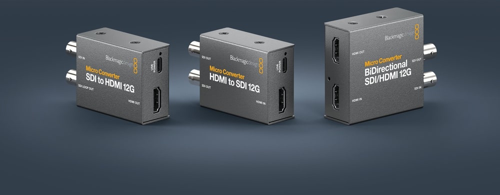 Micro Converter BiDirectional SDI/HDMI 12G – Dva prevodníky v jednom