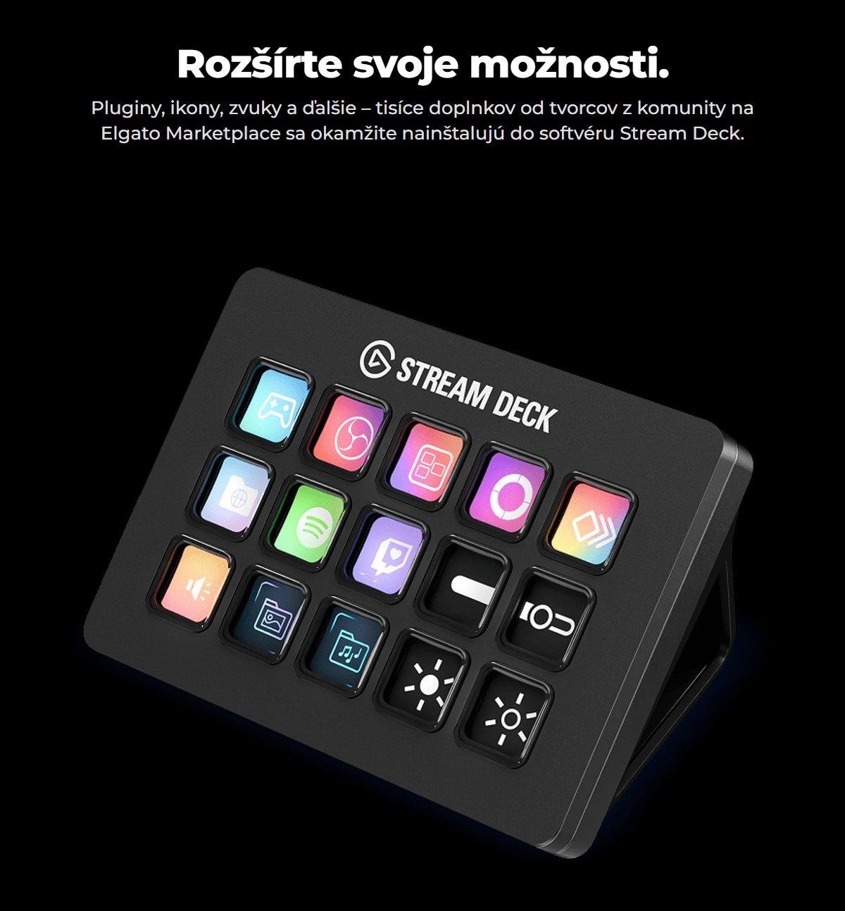Rozšírenia z Marketplace