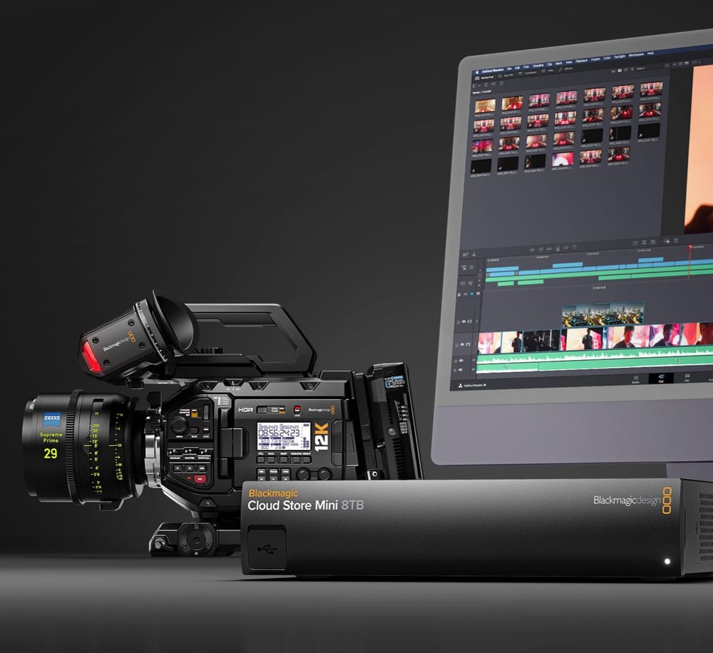 Blackmagic Design Cloud Store Mini 8TB – Na strih, farebné korekcie a zvuk
