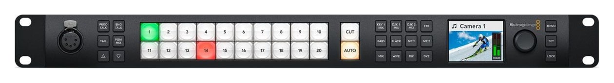 ATEM 2 M/E Constellation HD – Ovládací panel priamo na čelnej strane