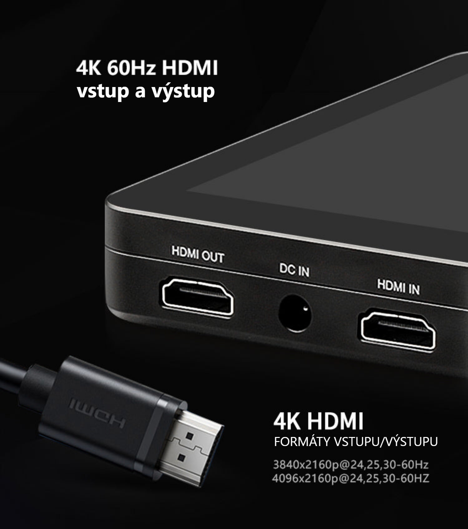 Desview U6 – Vstup a výstup HDMI 2.0