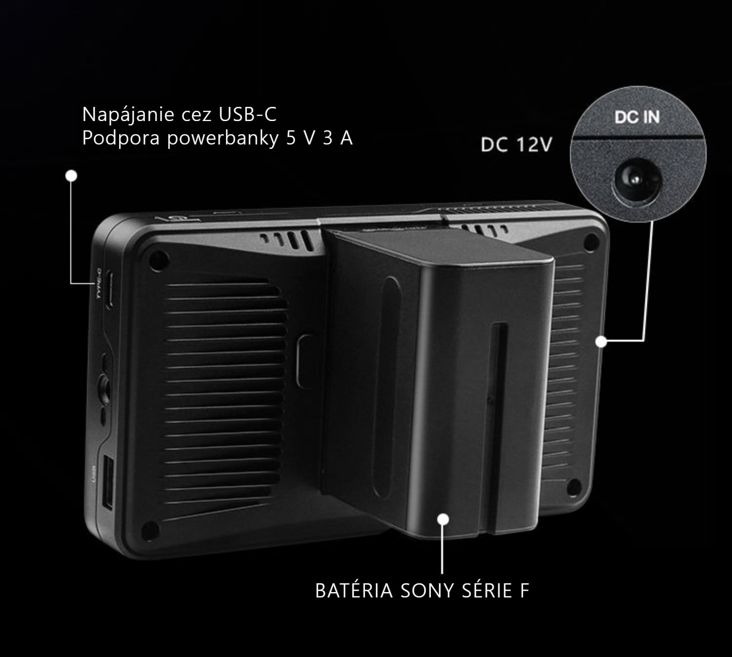 Desview U6 – Viac spôsobov napájania