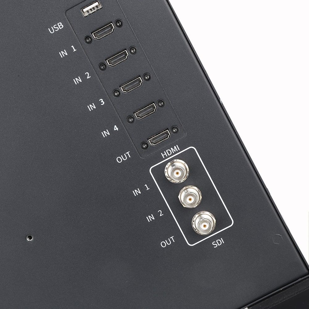 Štyri HDMI, dva 3G-SDI