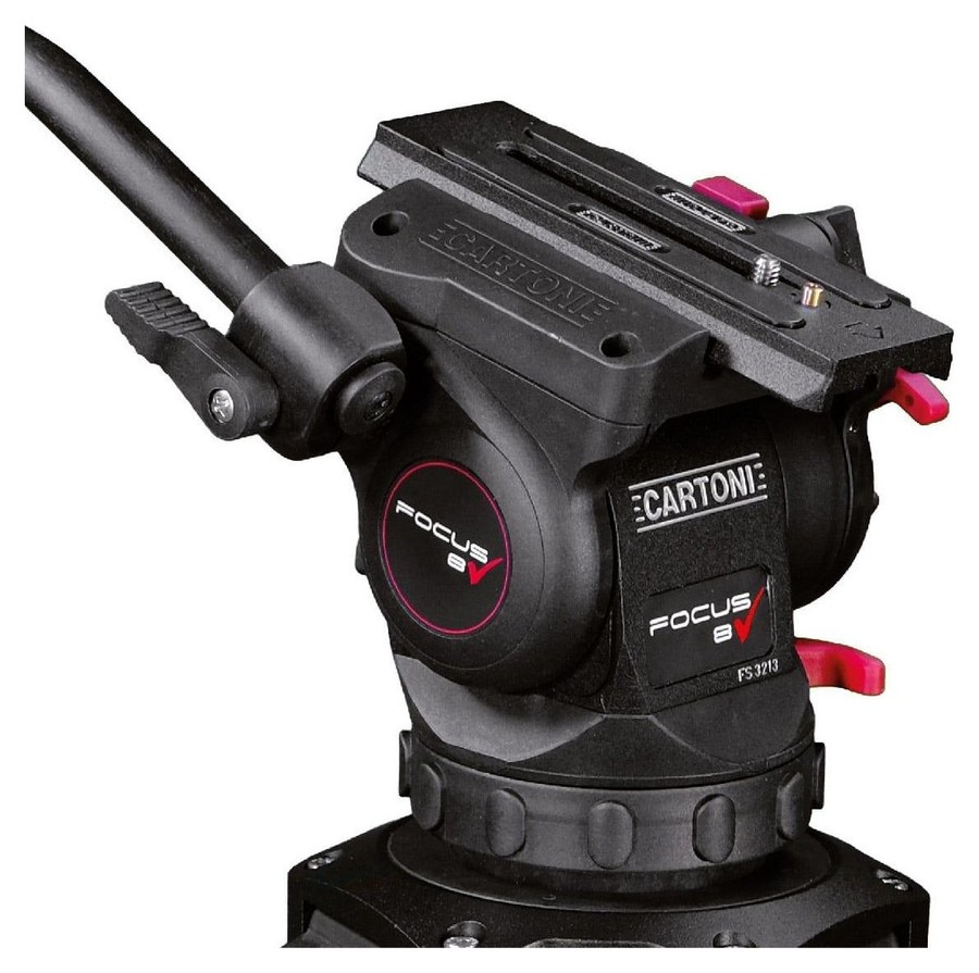 Cartoni Focus 8 SDS Carbon systém – Fluidná hlava Focus 8