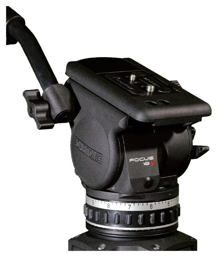Cartoni Focus 18 systém EFP 2-St ALU MS – Fluidná hlava Focus 18