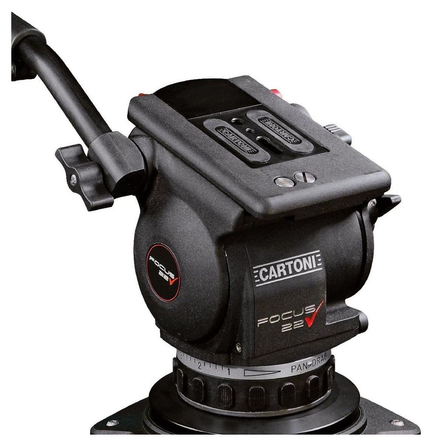 Cartoni Focus 22 systém EFP 1-St ALU MS – Fluidná hlava Focus 22