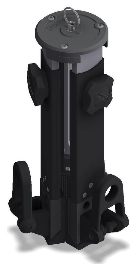 Cartoni S838/S podlahová rozpera Studio Baby/Minibaby – Zložená rozpera