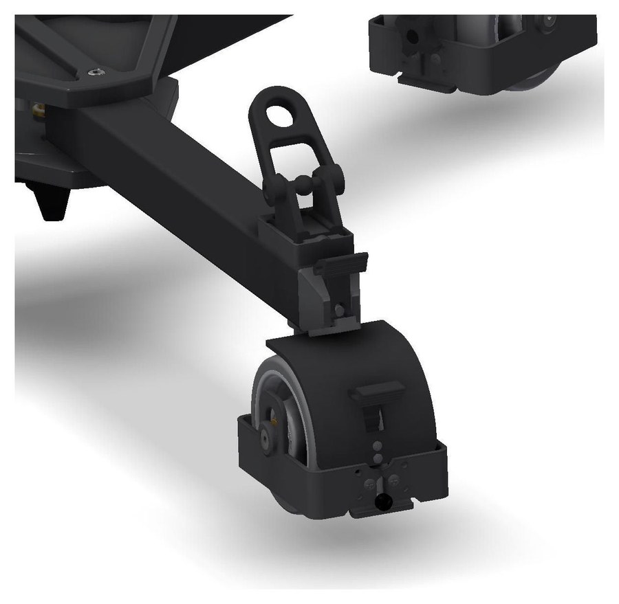 Cartoni D837 dolly Studio – Skupina kolies