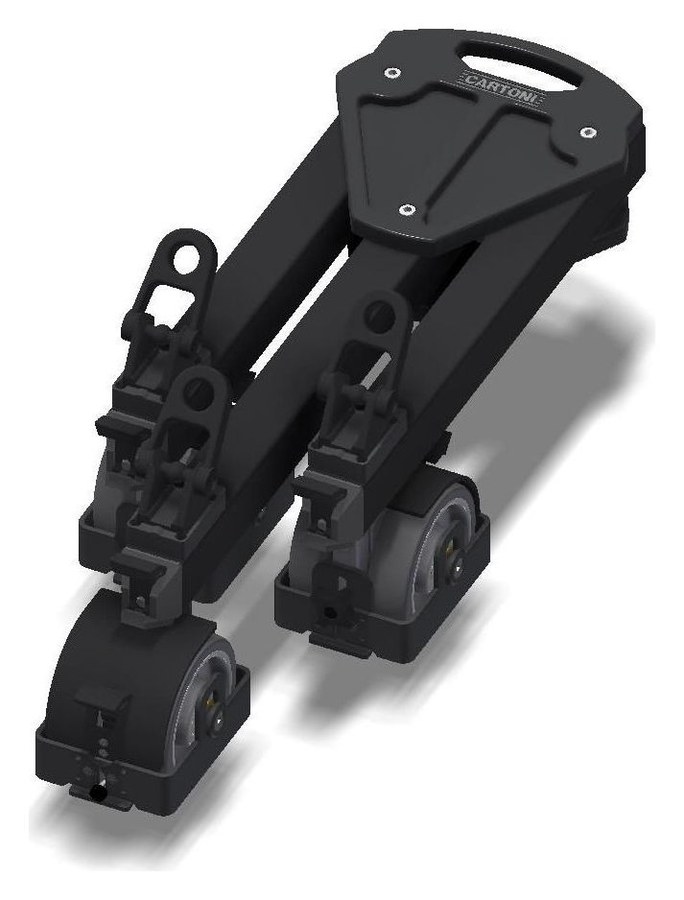 Cartoni D837 dolly Studio – Zložené dolly