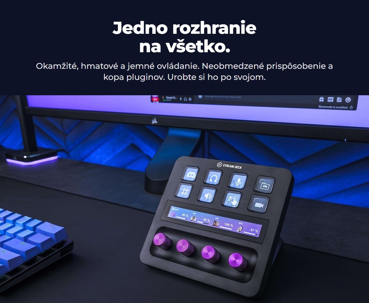 Jedno rozhranie pre celú zostavu