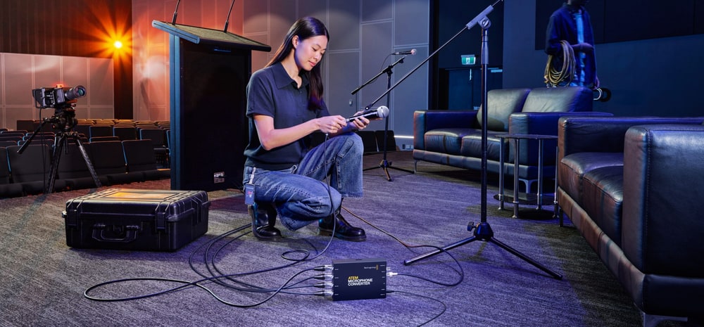 ATEM Microphone Converter – Pre mikrofóny aj externý mixážny pult