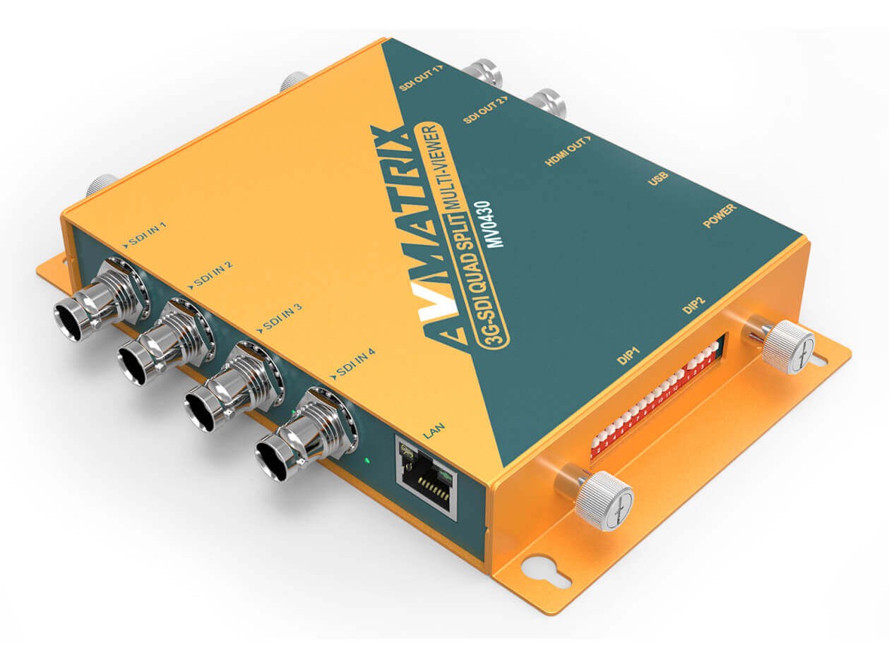 AVMATRIX MV0430 – DIP prepínače na tele