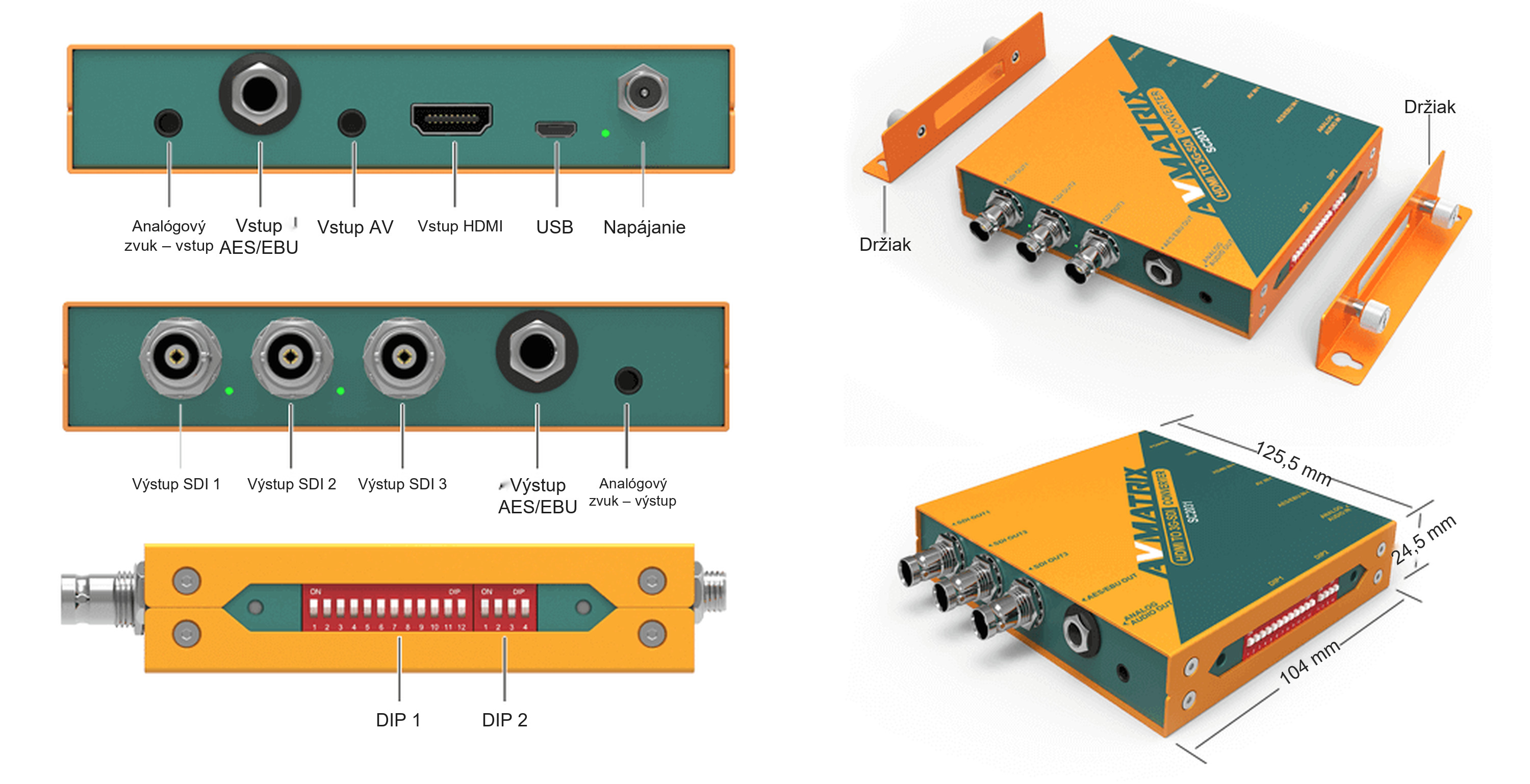 AVMATRIX SC2031X – infografika
