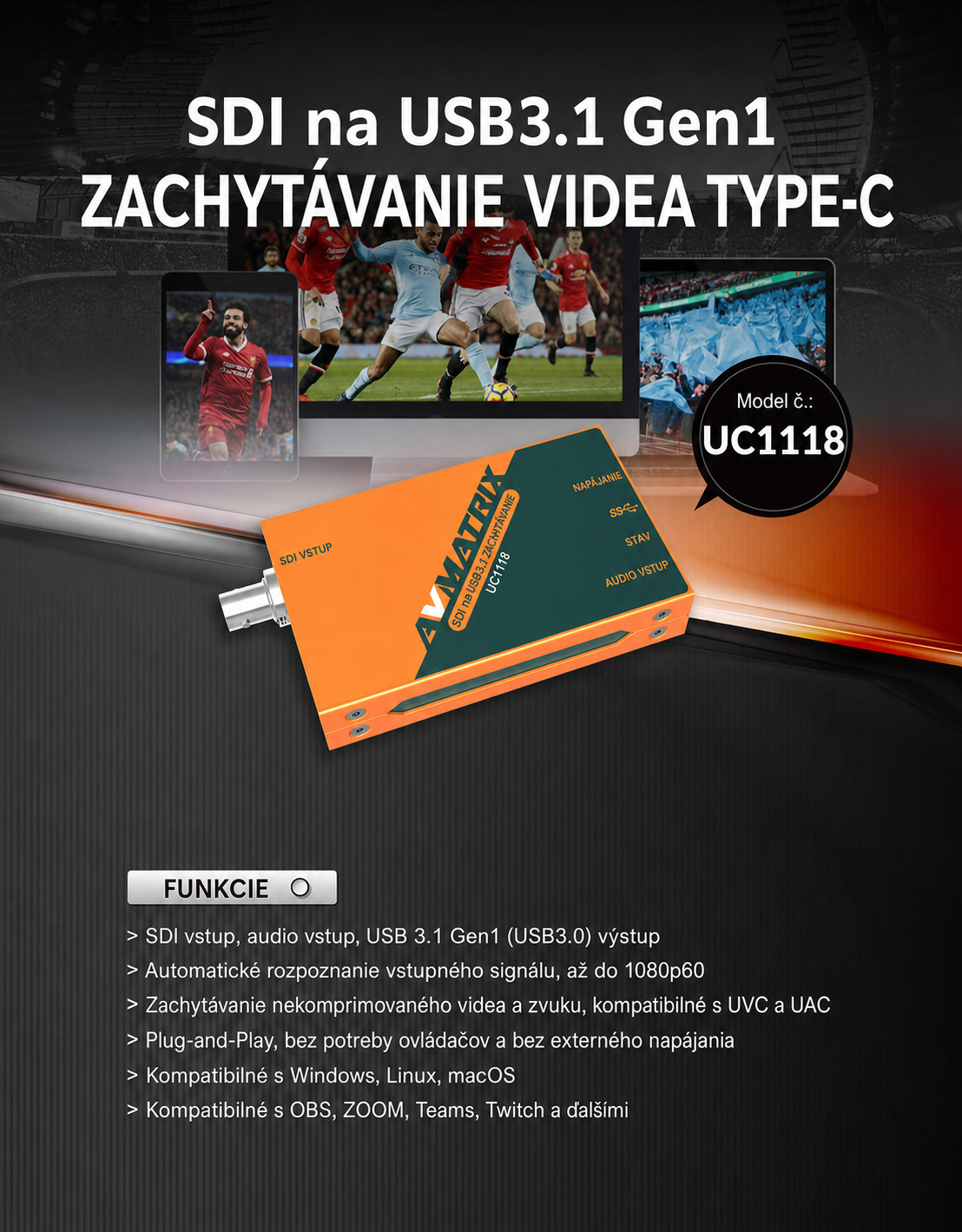 AVMATRIX UC1118 – infografika 1