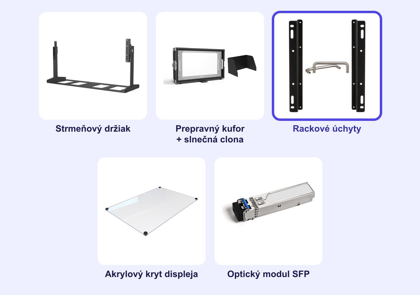 Voliteľné príslušenstvo monitora Lilliput Q15