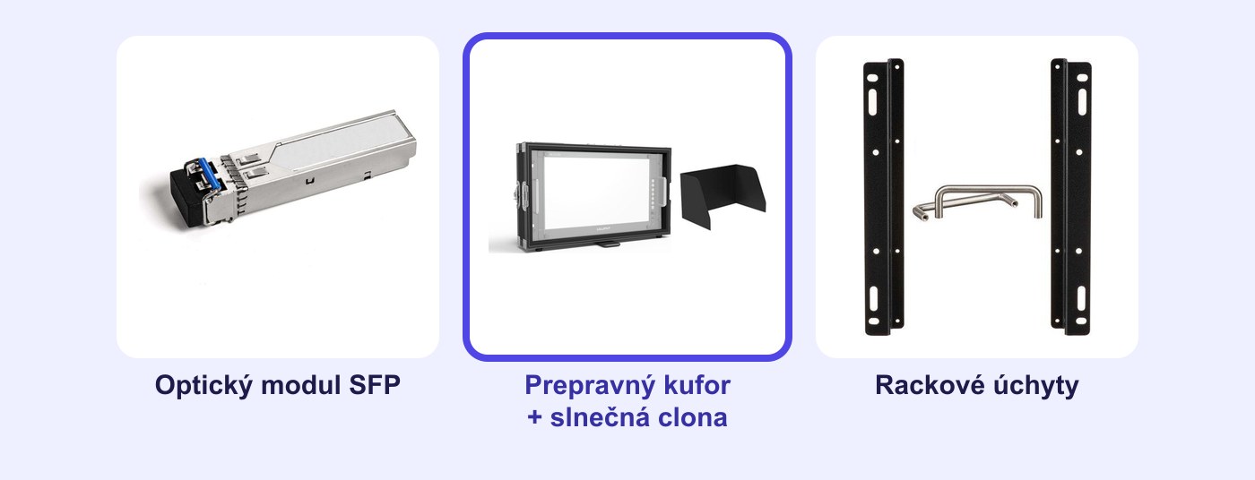 Voliteľné príslušenstvo monitora Lilliput Q28