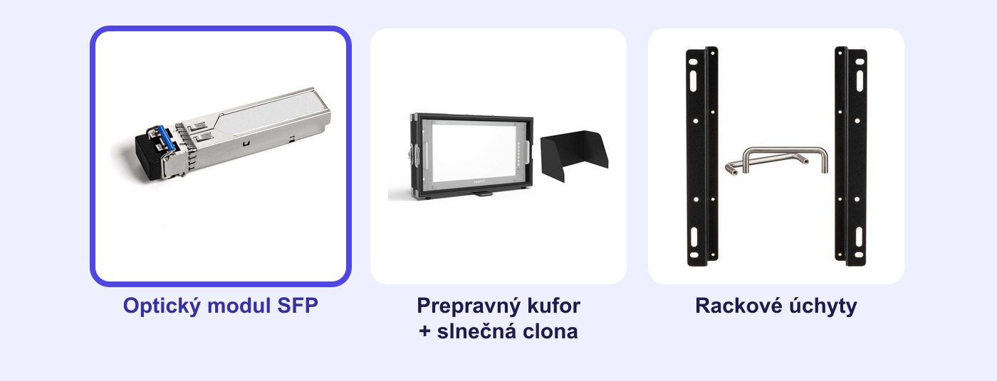 Voliteľné príslušenstvo monitora Lilliput Q28