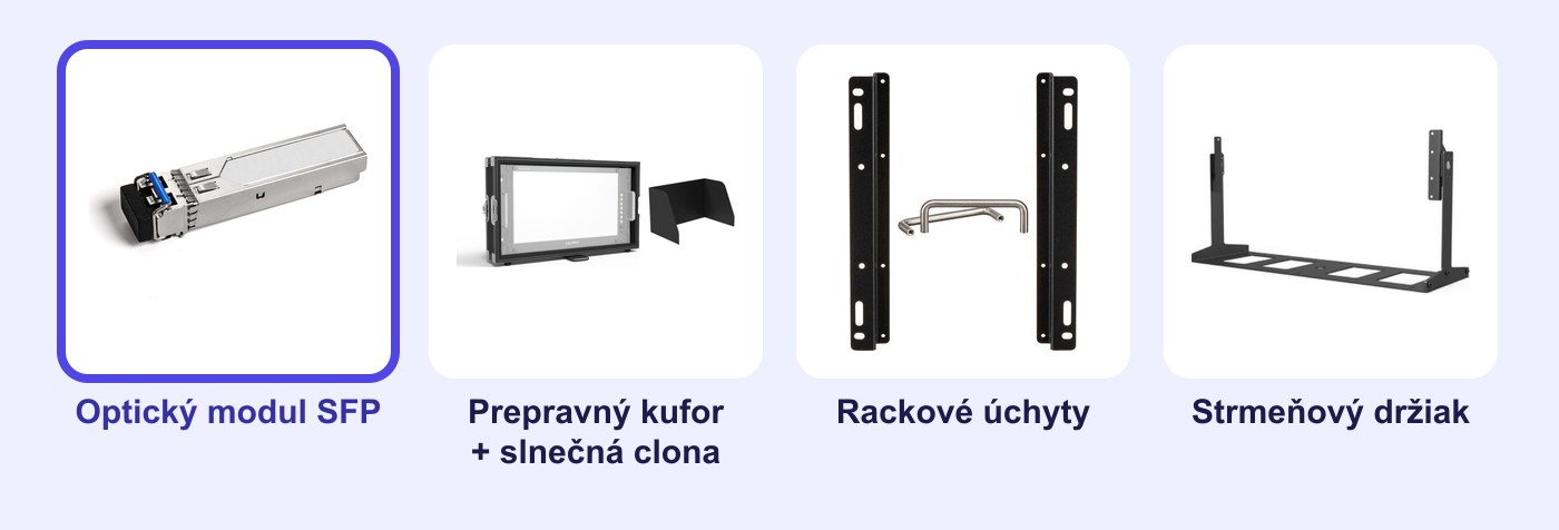 Voliteľné príslušenstvo monitora Lilliput Q18