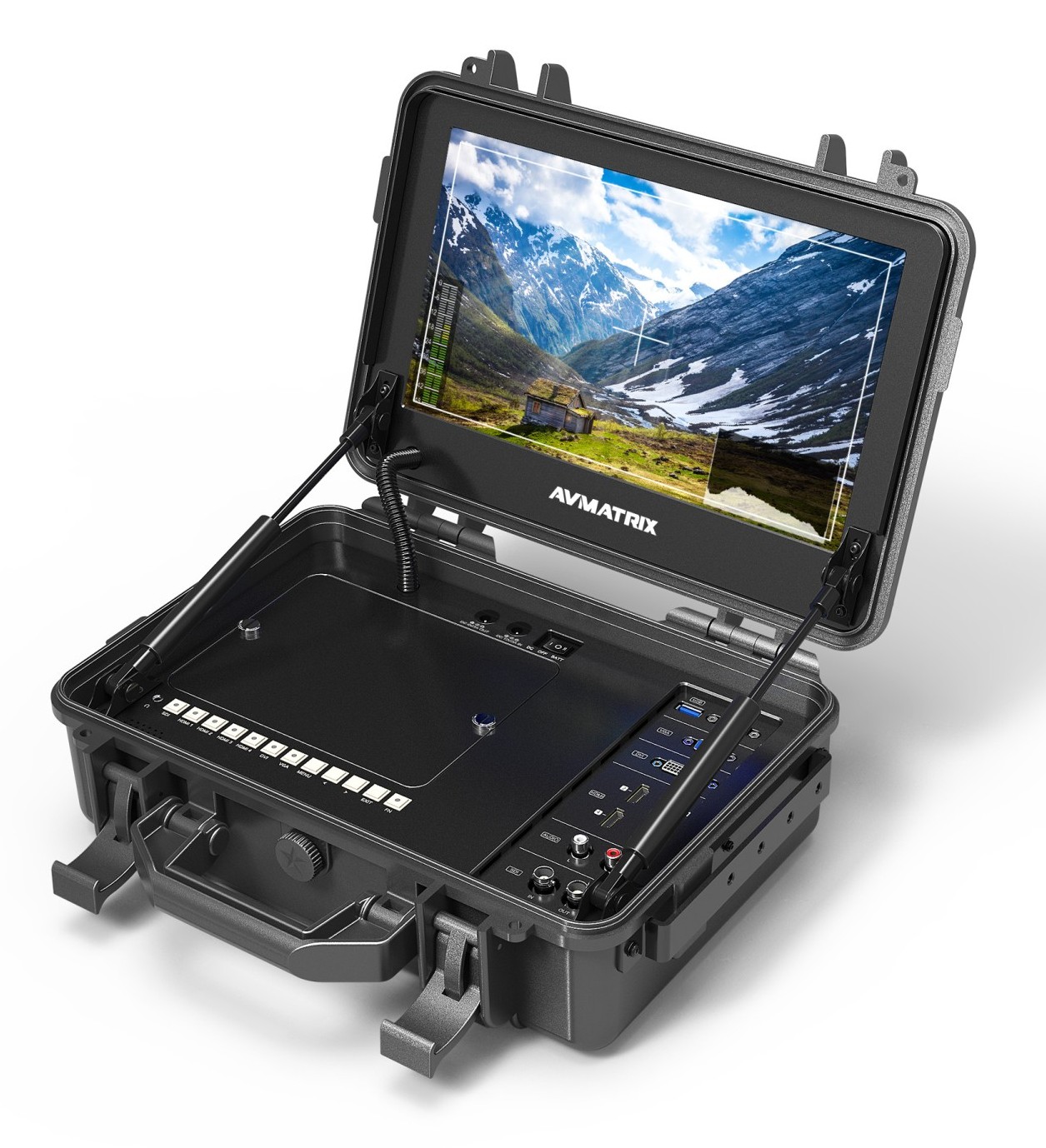 AVMATRIX PM1250 – Monitor v kufríku