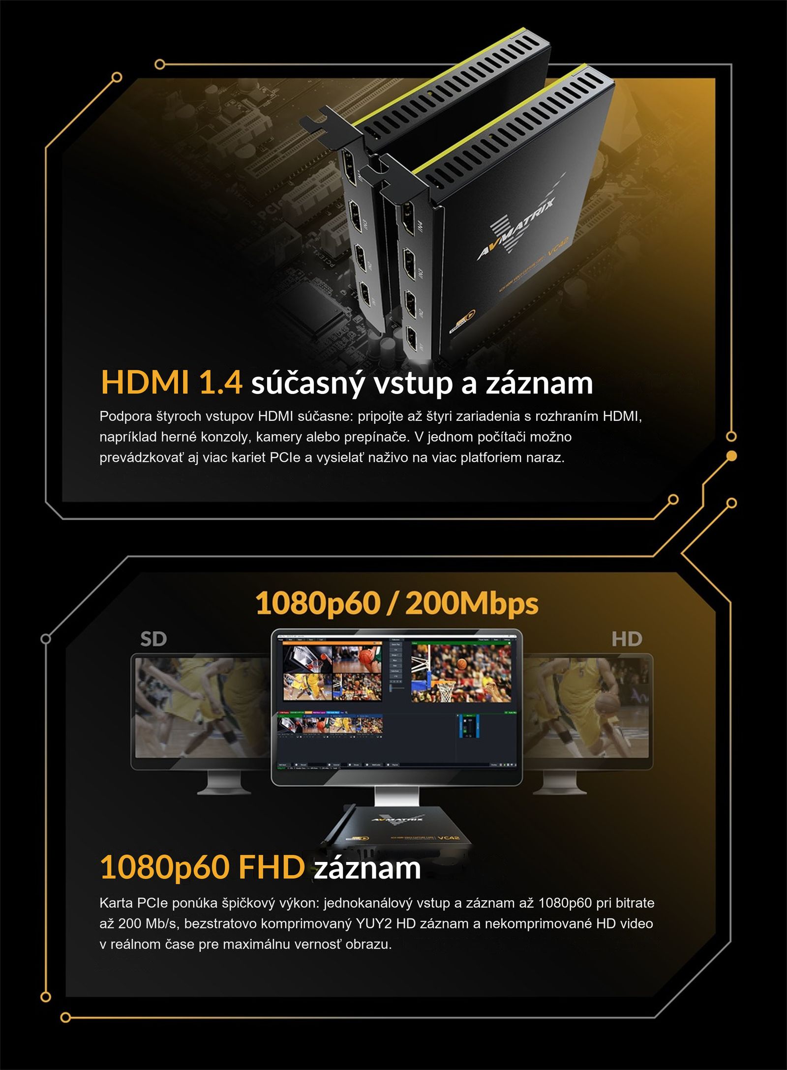 AVMATRIX VC42x – infografika