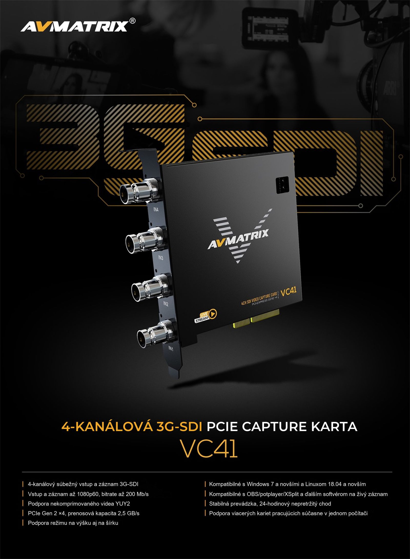 AVMATRIX VC41 – infografika
