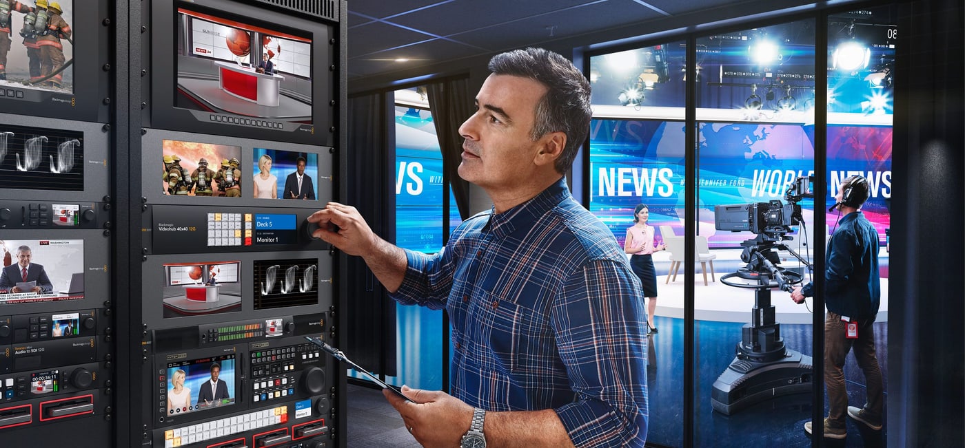 Blackmagic Videohub 40x40 12G – Smerovanie bez prepájania káblov