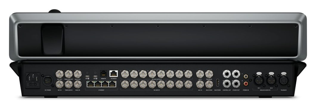 ATEM Television Studio 4K8 2TB – Vstavané napájanie a záloha 12 V