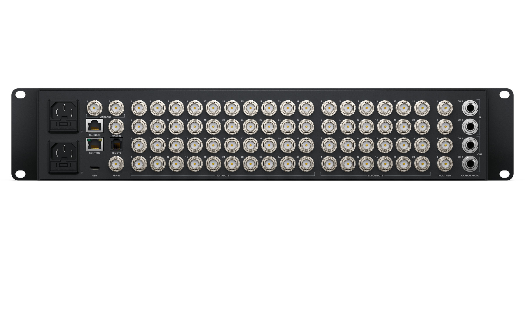 ATEM 4 M/E Constellation 4K – rear connections