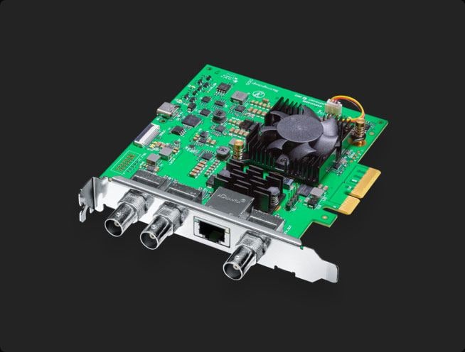 DeckLink IP/SDI HD – Dva obojsmerné konektory 3G-SDI