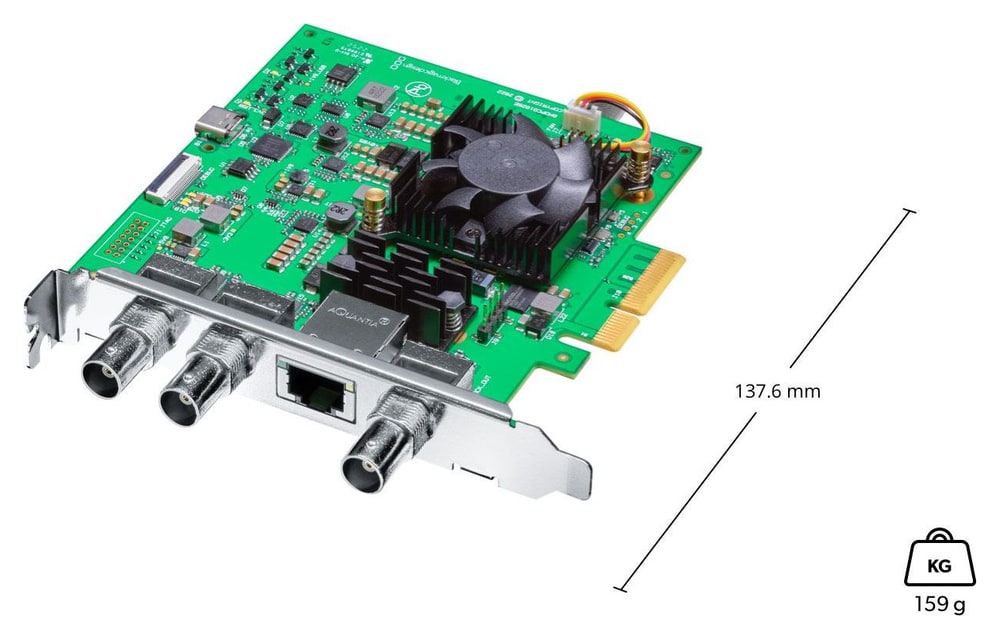 DeckLink IP/SDI HD – Rozmery a inštalácia