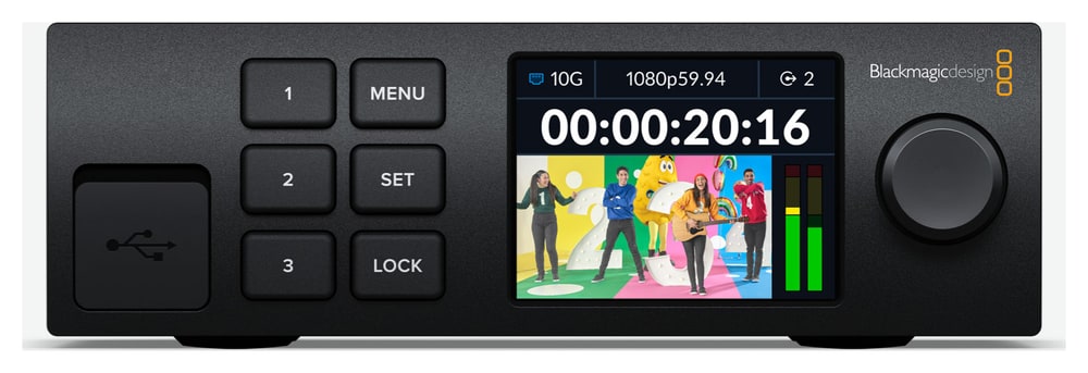 Blackmagic 2110 IP Converter 3x3G – Smerovanie a diagnostika priamo v racku